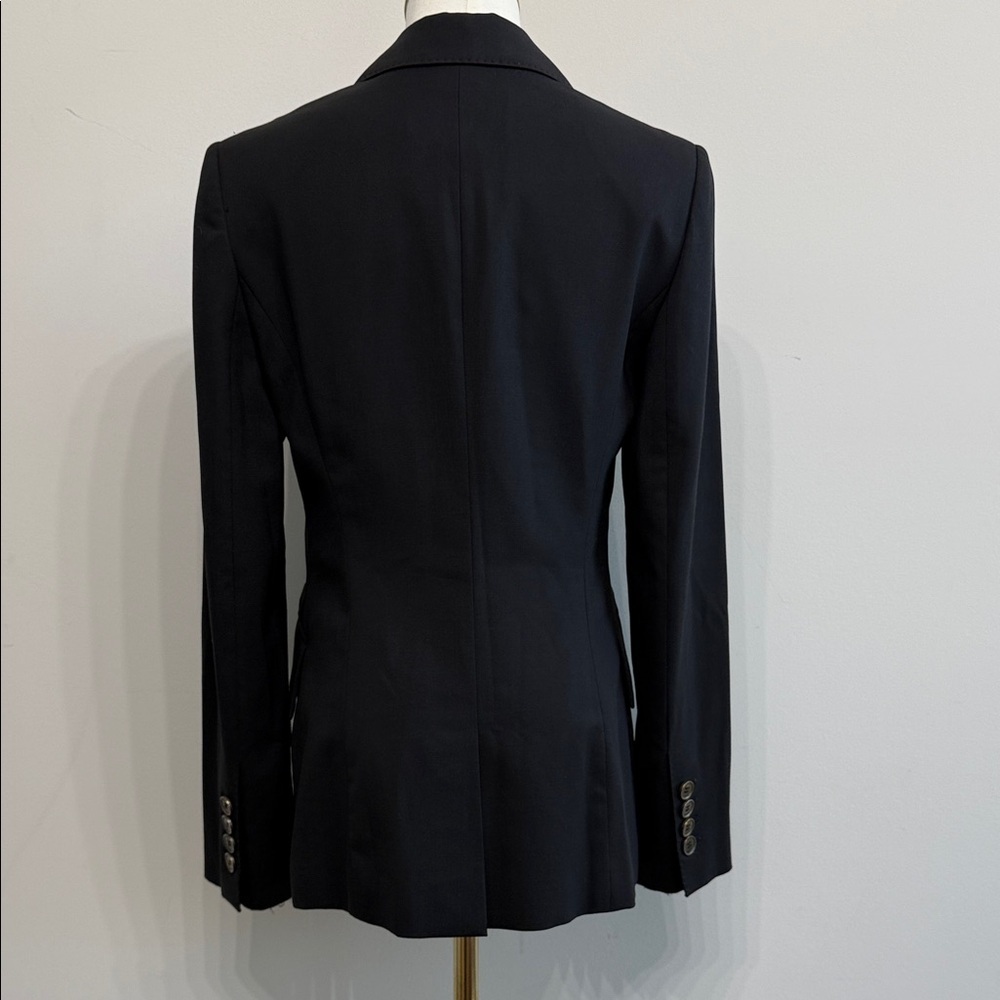 Burberry Size 6 Classic Black Women's Blazer - Picture 5 of 16